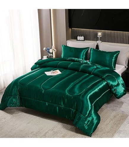 Ropa Cama Suave Sábana Encimera De Satén Homiest - Negro Ultrasuave - Tamaño Individual 63x92 Pulgadas Ropa Cama Lujo