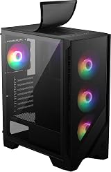 MSI MAG FORGE 120A AIRFLOW ATX Mid-Tower Case 330mm GPU 6x120 ARGB view 3