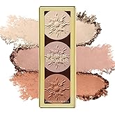 Physicians Formula Bronze Booster Highlight & Contour Palette with Brush, Blendable & Buildable Finish - Matte Sculpting