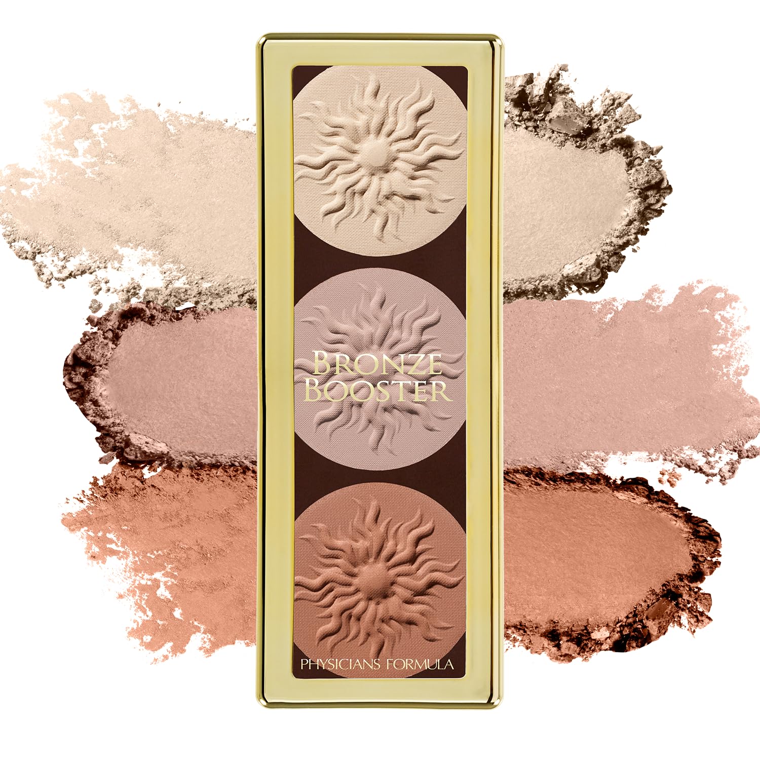 Physicians Formula - Bronze Booster Glow-Boosting Strobe and Contour Palette - Contouring and Highlighting Palette - Universally Flattering Shades - with Special Angled Brush for Targeted Application