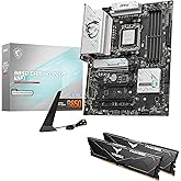 MSI B850 GAMING PLUS WIFI Motherboard,ATX-Supports AMD Ryzen 9000-7000 Processors,AM5-DDR5 Memory 8200+ MT/s (OC),PCIe 5.0x16 &amp; 4.0x16,M.2 Gen5,Wi-Fi 7,5G LAN+HIGH-SPEED DDR5 RAM 32GB (2x 16GB) Bundle