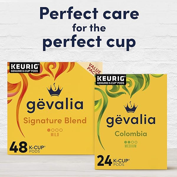 GEVALIA COLOMBIA MEDIUM ROAST K-CUP COFFEE PODS (24 CT BOX)