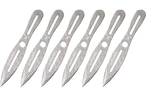 Smith & Wesson Bullseye Throwing Products with Full Tang Stainless Steel Design and Protective Nylon Sheaths for Recreation and Competition