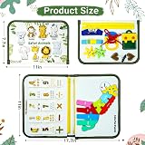 Almaxi 8-in-1 Busy Board Montessori Toddler Toy Safari Animals 3+ yrs view 6