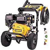 DeWalt DXPW3400PRNB-S PressuReady 3400 PSI Gas Pressure Washer with Quick Start Technology, 2.5 GPM Axial Cam Pump, 208cc Engine, Cold Water, Includes 25-Ft Hose, Nozzles, Spray Gun & Wand, 49-State