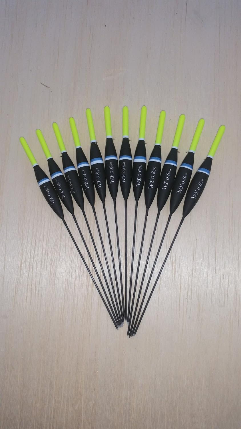 Bargain 12-Pack Assorted High Quality Pole Fishing Floats - Coarse Fishing Float Set