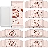 Kacctyen 200 Pcs 0.35 oz Mini Hotel Soap Bars Bulk Individually Wrapped Rainbow Hand Soap Bars Travel Size Toiletries for Hospitality Guest Holiday Rentals