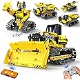 LECPOP 5 in 1 STEM Robot Toy Building Kit, 452 PCS Blocks App & Remote Control Engineering Toys Robotics for Kids Ages 8-12, 