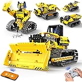 LECPOP 5 in 1 STEM Robot Toy Building Kit, 452 PCS Blocks App & Remote Control Engineering Toys Robotics for Kids Ages 8-12, 