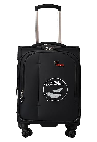 F Gear Aspire Polyester 73 cms Black Softsided Check-in Luggage (2763)