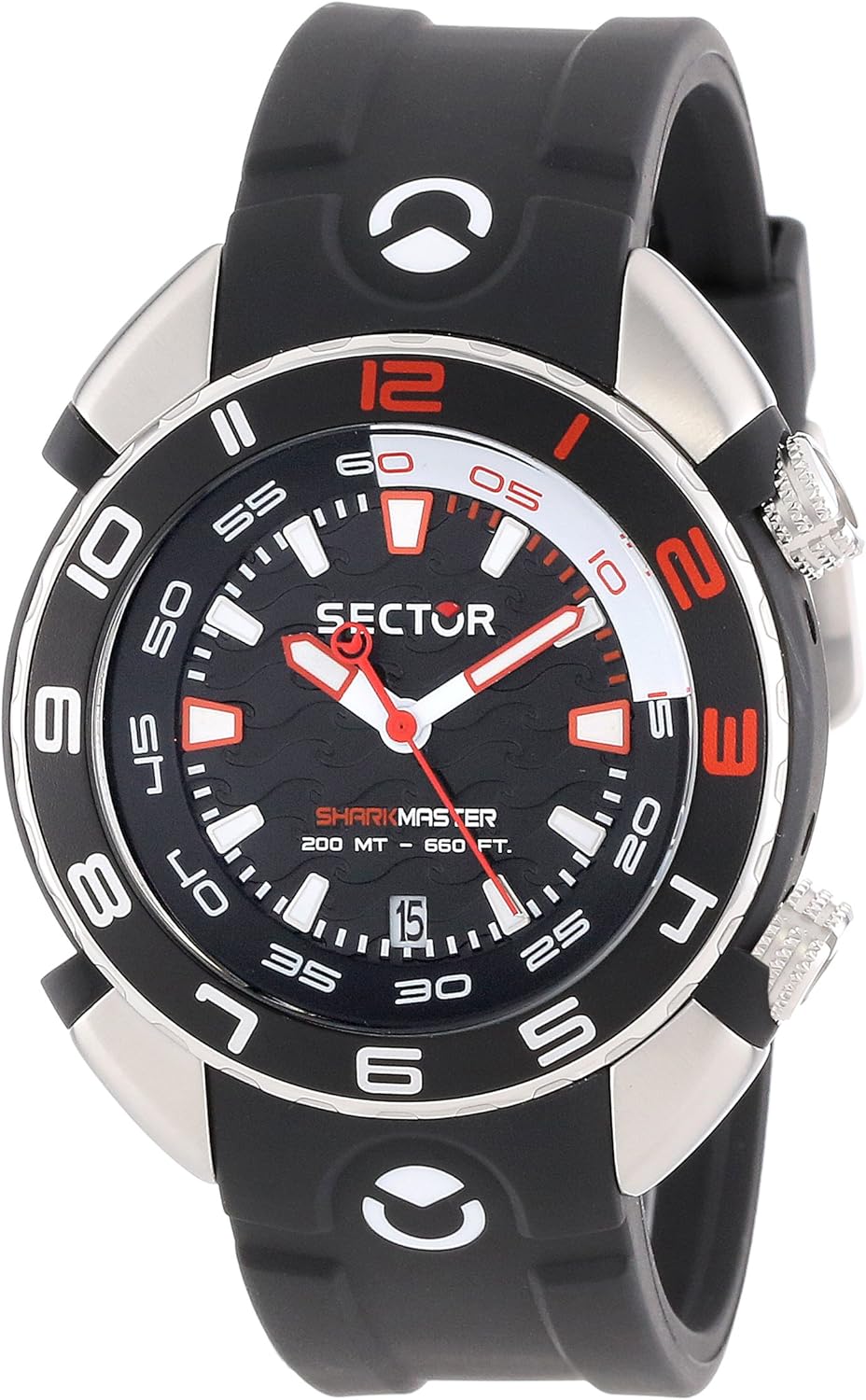 Sector Men's R3251178225 Marine Shark Master Analog Stainless Steel Watch
