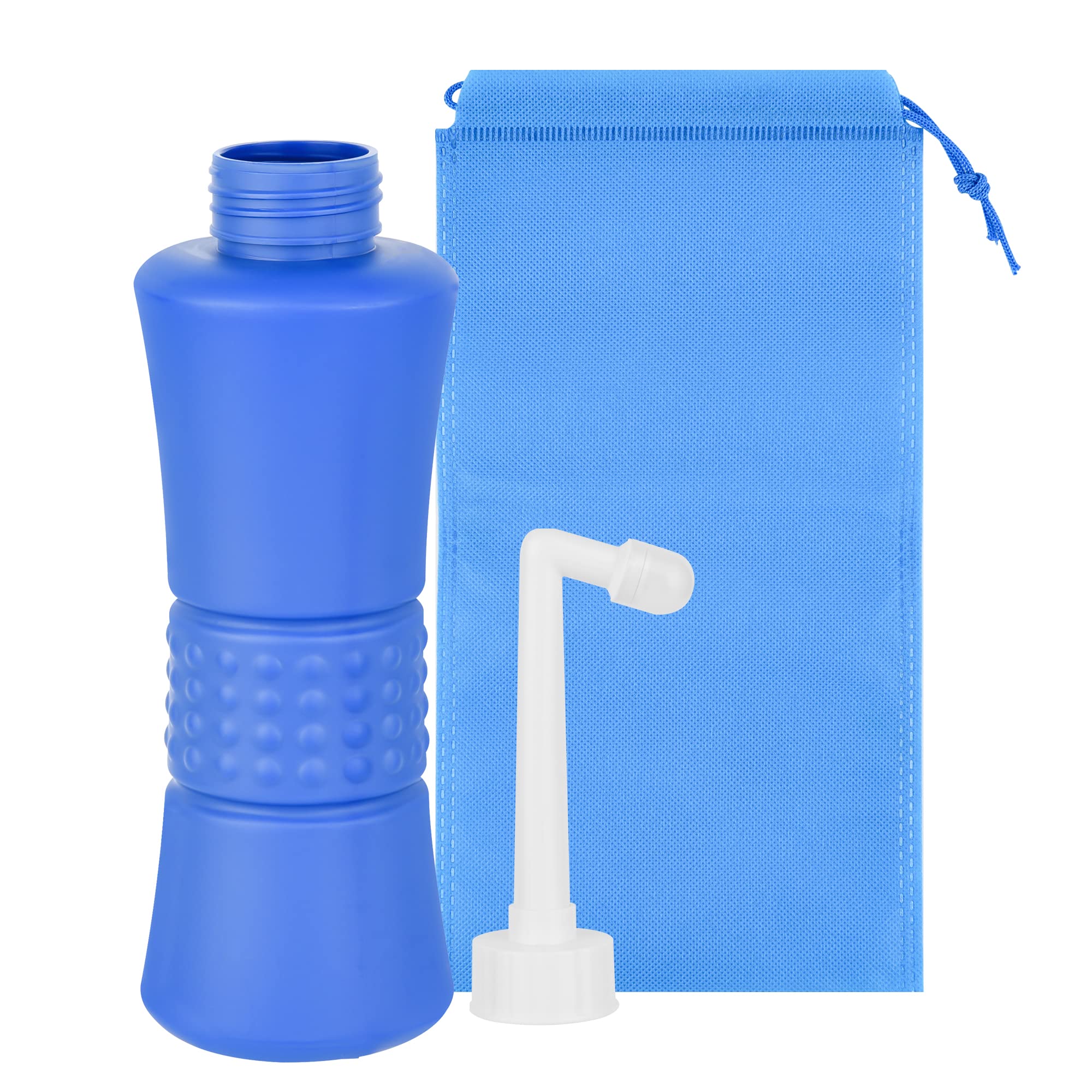 Portable Bidet, Personal Bidet Sprayer for Kids Ass Washing,Pregnant Women Cleansing, Postpartum Clean, Handheld Travel Bidet with 500ML Water Capacity and Angled Nozzle Spray (500ml)