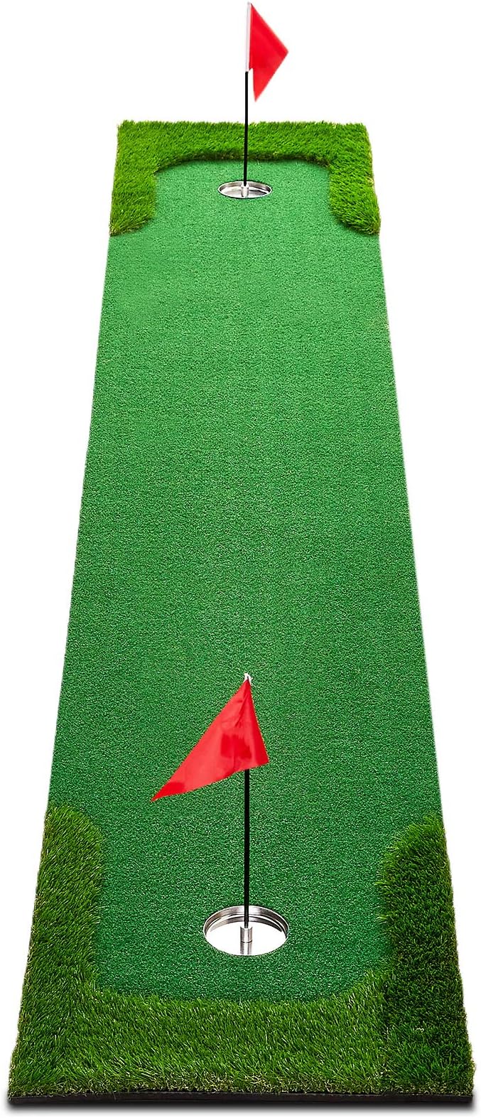outdoor artificial putting green turf on Amazon Com Xenbey Pro Golf Putting Green Mat For Indoor Outdoor Use Large Golf Putting Mat System Golf Training Aid Practice Putter Mat For Home Office Backyard 1 6 X 10ft Sports