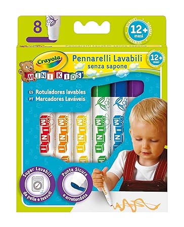Crayola 03.8324R - 8 Erste Filzstifte