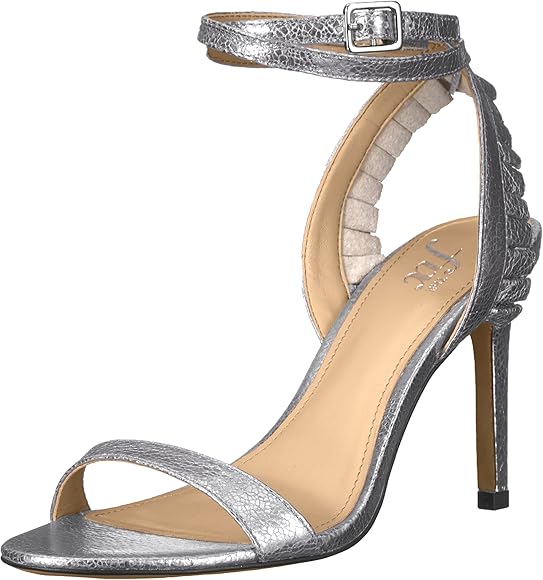 amazon silver sandal heels