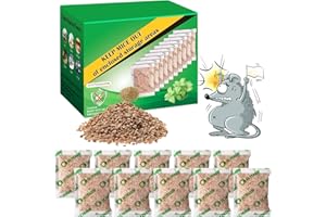 ZEKRIO 10Packs Mouse and Squirrel Repellent Pouches, Rat Repellent for Outside, Rodent Control for Indoor/Outdoor, Pet Safe Mouse Deterrent for Garage,Yard,Attic