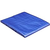 AmazonCommercial Multi Purpose Waterproof Poly Tarp Cover, 5 X 7 FT, 5MIL Thick, Blue, 5-Pack