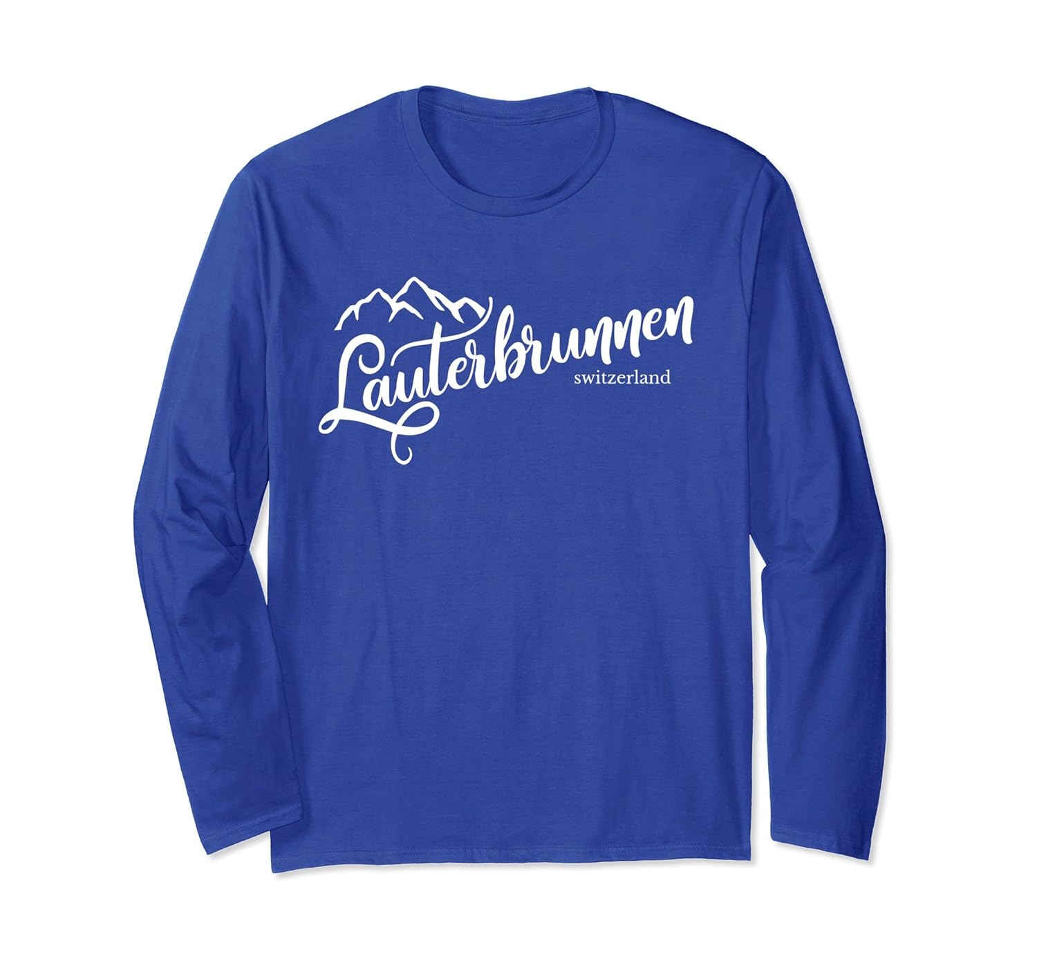 Love Lauterbrunnen Long Sleeve Shirt Switzerland Alps Tee-anz
