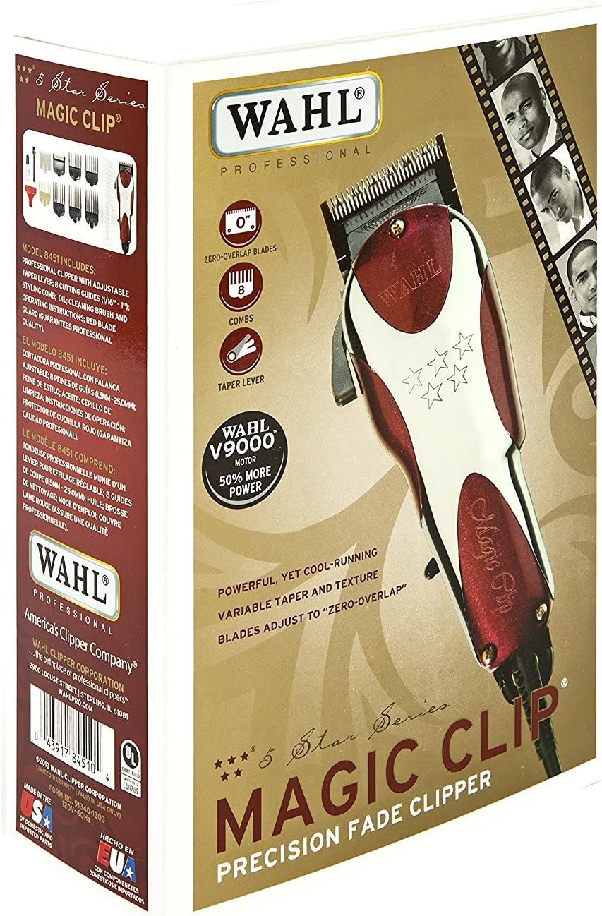 wahl professional 5 star magic clip clipper 8451