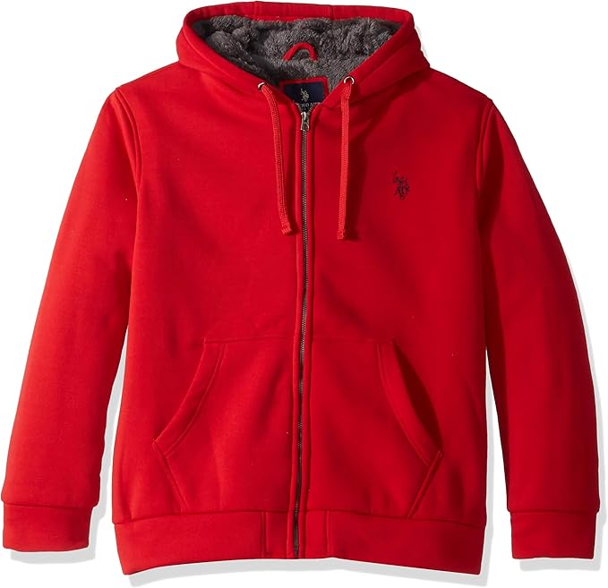 Us polo assn sherpa lined hoodie Clearance