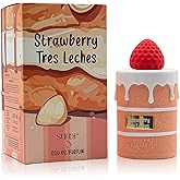 AFLUXE Strawberry Tres Leches Perfume for Women, Fruity Gourmand Scent with Strawberry & Marshmallow, Long Lasting Delicate EDP, 3.4 Fl Oz