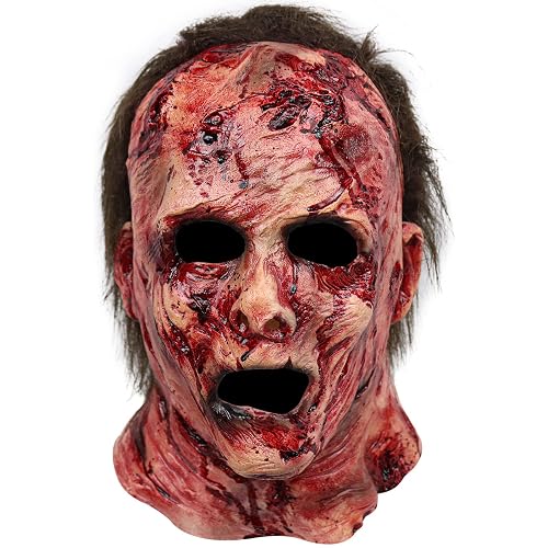 Scary Mask Horror Bloody Halloween Cosplay Mask Creepy Accessories in ...