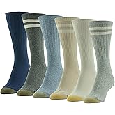 GOLDTOE Womens Casual Texture Crew Socks, Multipairs