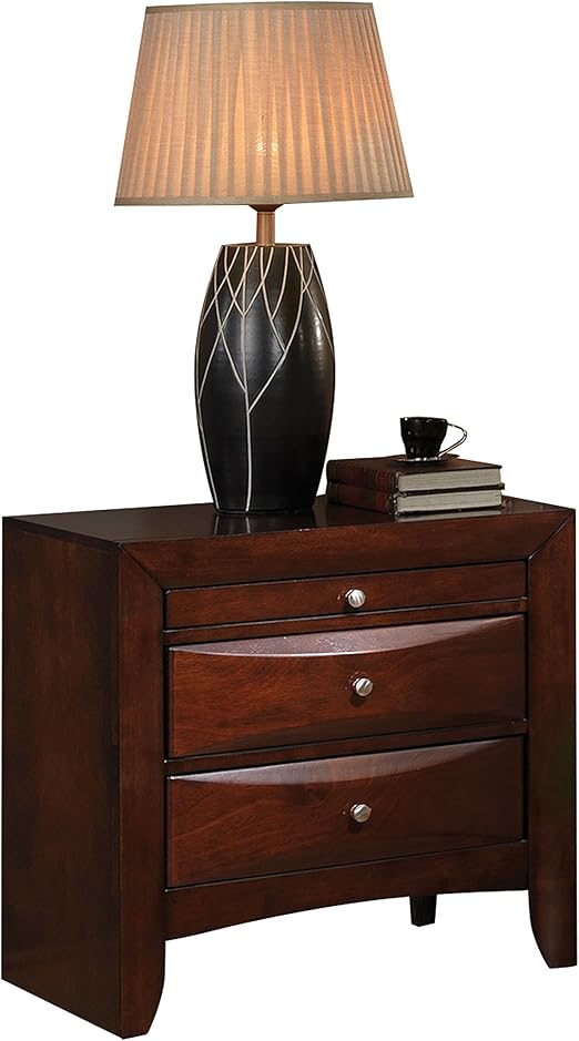 Amazon Com Acme Ireland Espresso Nightstand Furniture Decor