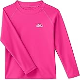 Toddler Boys Swim Shirt Long Sleeve Rash Guard UPF 50+ Sun Protection Shirts for Baby Kids Quick Dry