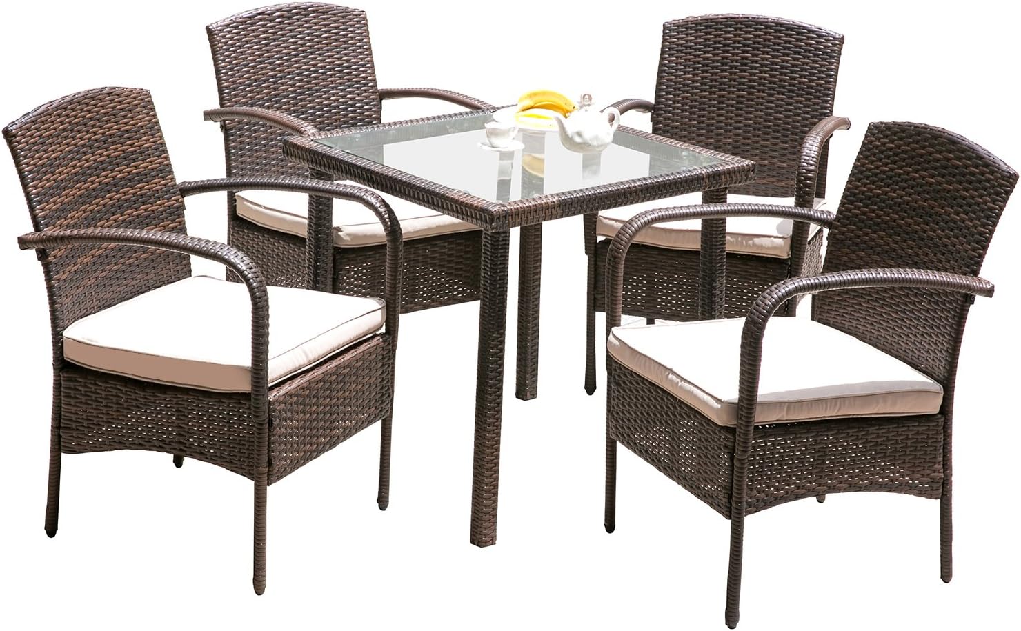 Amazon Com Hq Rattan Wicker Garden Lawn Patio Furniture Sets