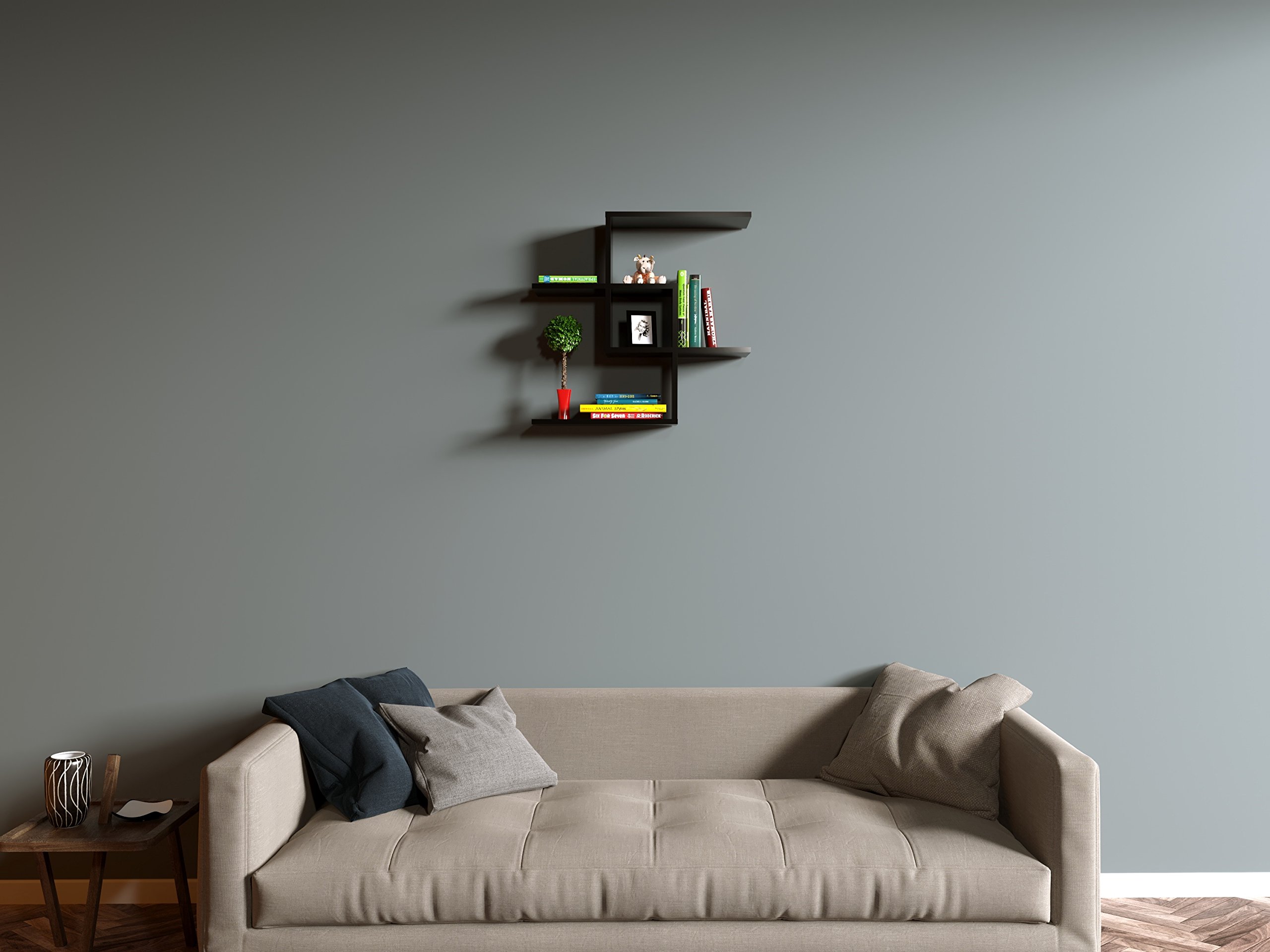 CHAIN Wall Shelf Bookcase Book shelf Floating shelf for living