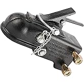 NovelBee 2-5/16" Ball Heavy Duty Channel-Mount Adjustable Trailer Coupler,Capacity 15,000LBS