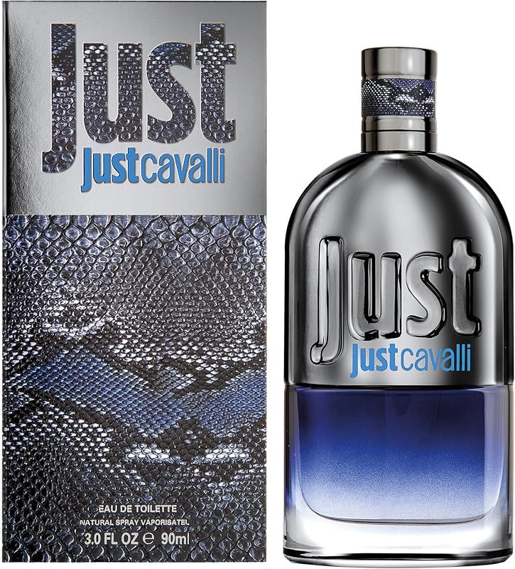 JUST CAVALLI, Eau de Toilette da Uomo, Profumo Caldo Speziato, 90 ml