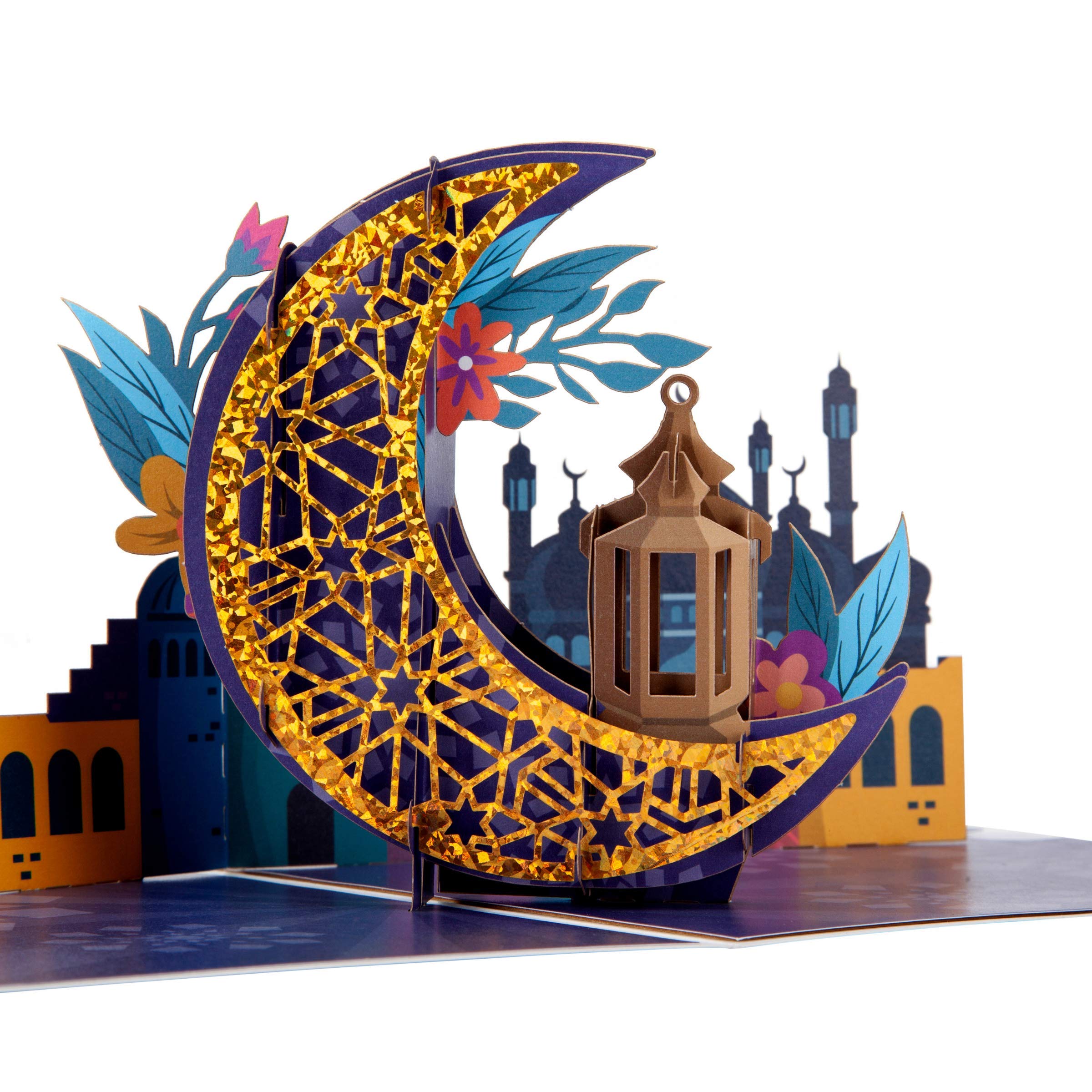 Cardology - Eid Mubarak Pop Up Card | Ramadan Mubarak Gifts, Ramadan Kareem Cards, Eid Mubarak Cards and Gifts for Family | Handmade