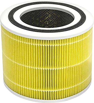 Levoit Core 300 Replacement Filter 3 in 1 HEPA Carbon Yellow Fit Core 300/300S