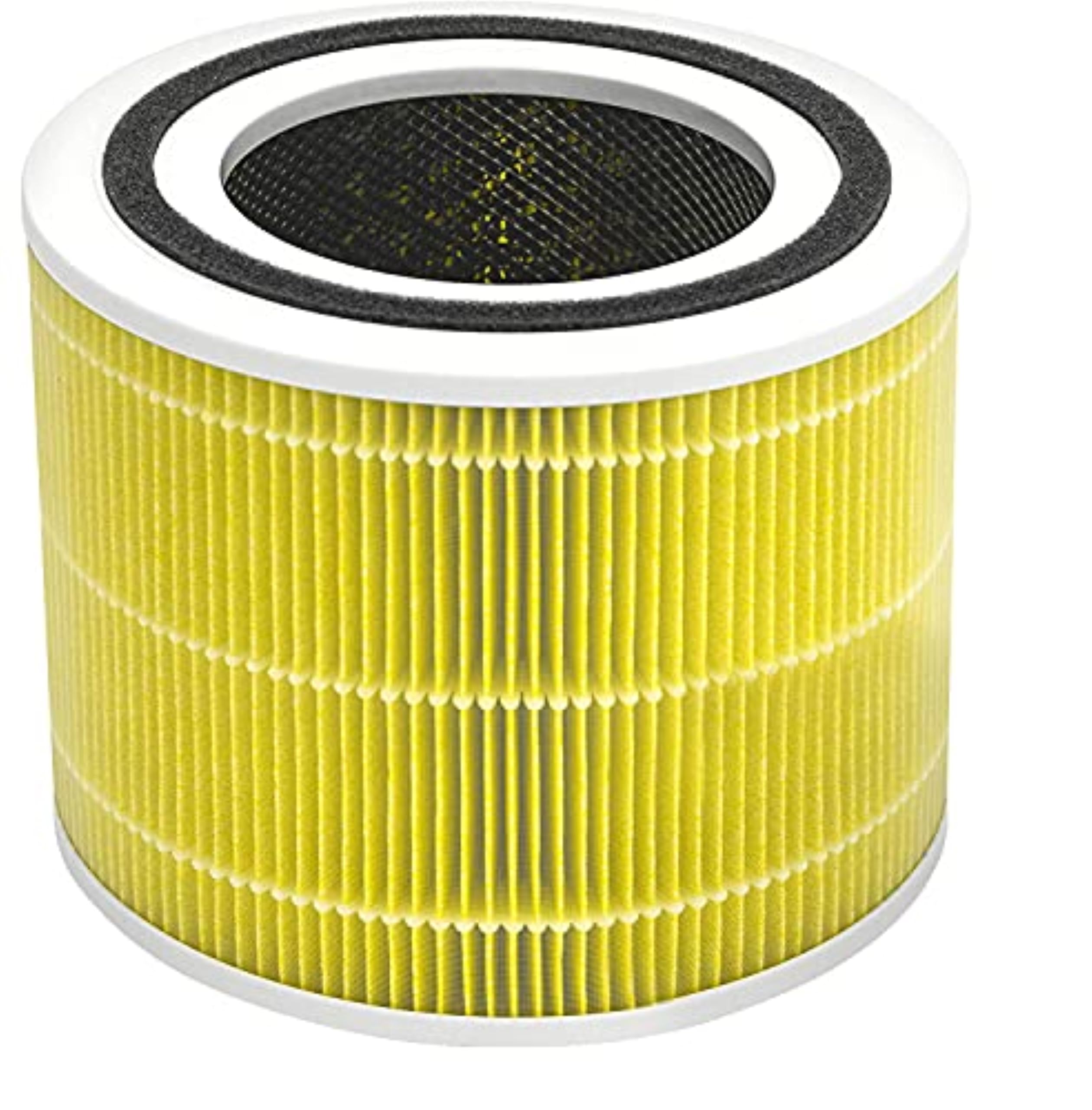 Levoit Core 300-RF-PA Genuine Air Purifier Pet Allergy Replacement Filter, 3-in-1 HEPA, High-Efficiency Activated Carbon, Yellow, Suitable for Core 300 & Core 300S