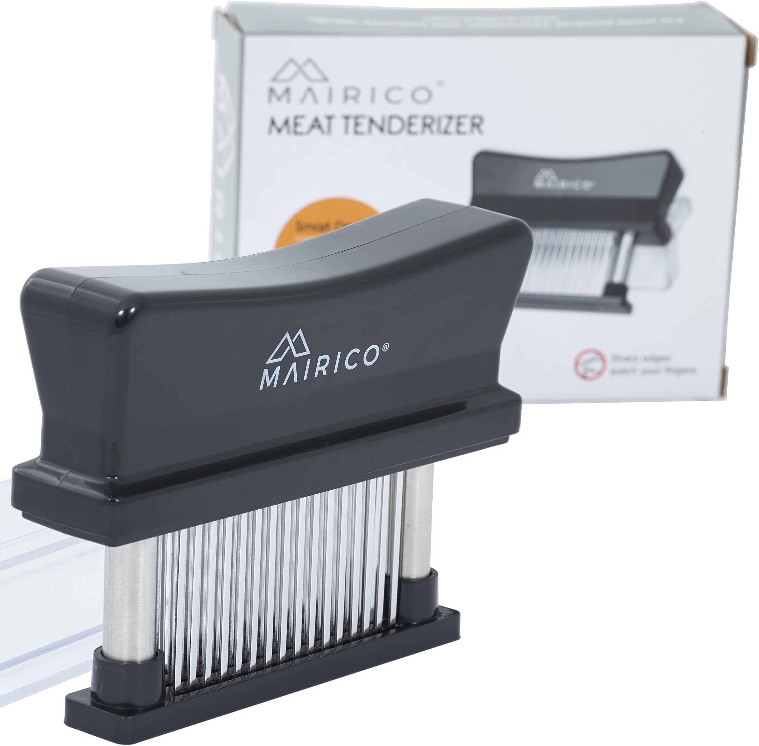 MAIRICOPremium Meat Tenderizer Tool - 48 Razor Sharp Blades for Tenderizing Beef, Pork, Chicken, Lamb and more