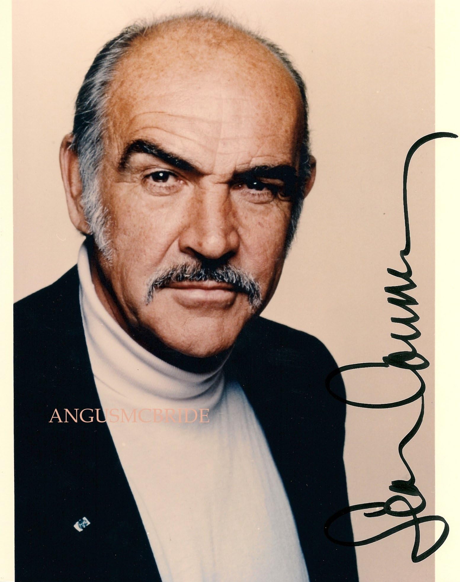 Sean Connery Photo Autograph Reprint Print Autografo Foto Autogramm