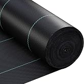 Doniks 6.5x300ft Driveway Fabric,3.5OZ Commercial Heavy Duty Weed Barrier Fabric, Garden Landscape Fabric,French Drain Fabric for Erosion Control,Landscape Fabric,Weed Barrier,Construction Projects