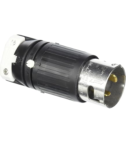 Hubbell HBL3771 Locking Receptacle, 50 amp, 250VDC/600VAC, 2 Pole