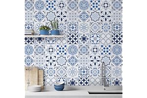 Timeet Blue Wallpaper Glossy Surface Thicken Waterproof Contact Paper Decorative Self Adhesive Film Peel and Stick Wallpaper Decorative Wall Paper for Countertop Shelf Drawers Liner 17.7"x78.7"