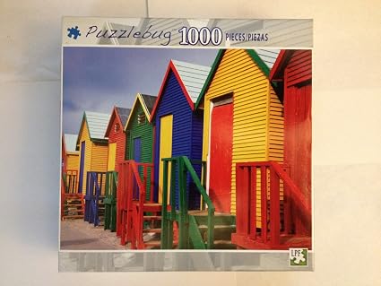Amazoncom Puzzlebug Fish Hoek Beach Huts Cape Town S