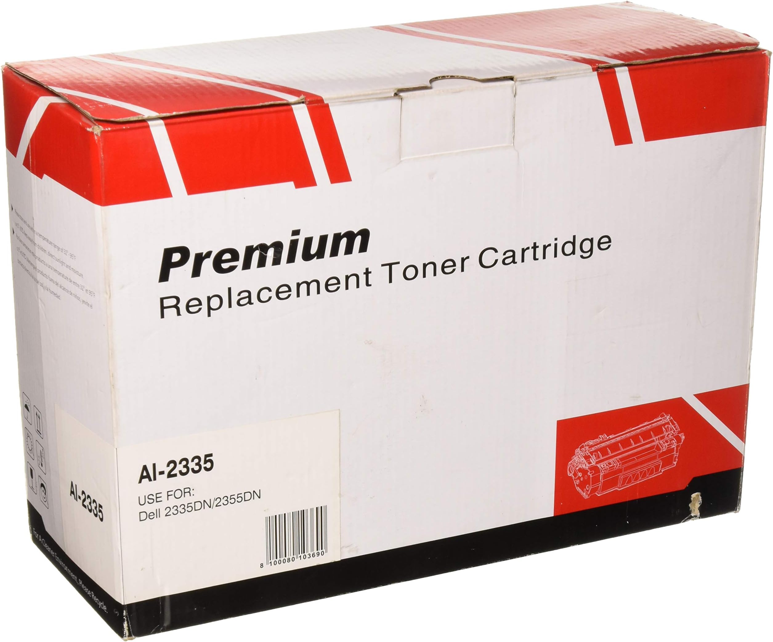 Office Planet Compatible Replacement for Dell 2335dn Toner Cartridge for Dell 2335dn Printer