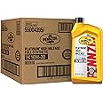 Pennzoil Platinum High Mileage Full Synthetic 10W-30 Motor Oil, 1 Quart (6 Pack)