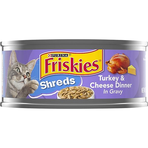 FRISKIES SHREDDED TURKEY & CHEESE DINNER IN GRAVY 5.5 OZ
