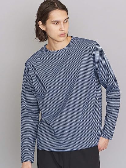 Amazon ビューティ ユース By Recover ダブルフェイス ボーダー カットソー メンズ Tシャツ カットソー 通販