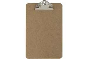 Officemate Recycled Wood Clipboard, 3 Inch Clip, 1 Pack Clipboard, Memo Size (6 x9 Inches), Brown (83103)