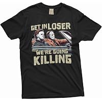 Crystal Lake Running Team T-Shirt – Jason Mask Horror Movie Tee For Men, Black, Medium - View #7