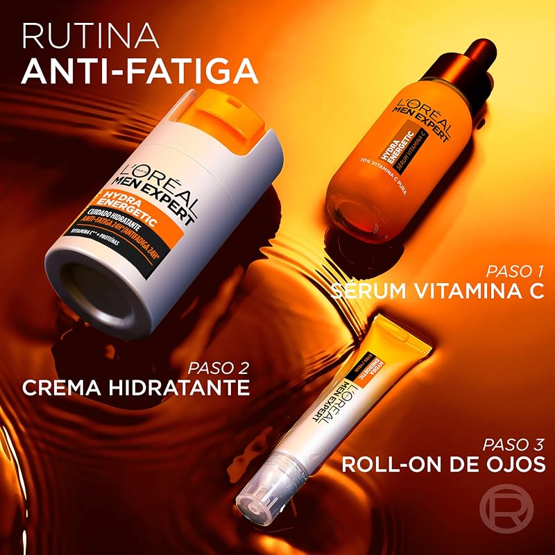 L'Oréal Paris Men Expert Hydra Energetic Crema Hidratante Anti-Fatiga, 50ml